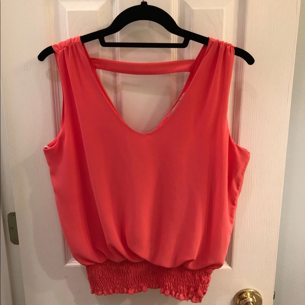 Coral crop top